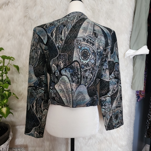 1980s abstract blazer - Picture 3 of 6